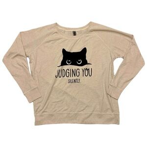 Instant Message - Judging Silently - Women's Lightweight French Terry Pullover